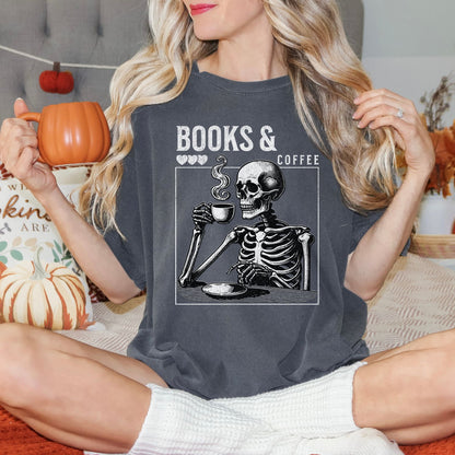 Books & Coffee Women's Graphic Tee