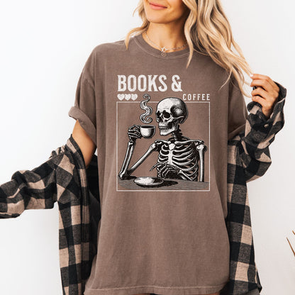 Books & Coffee Women's Graphic Tee